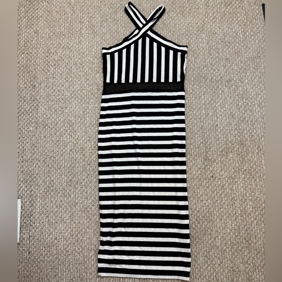 ASOS Design - Dress - Black and White stripe - Size 8 - Picture 1 of 7